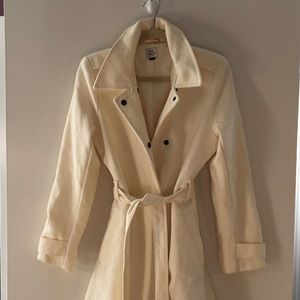 Old Navy Winter White Trench